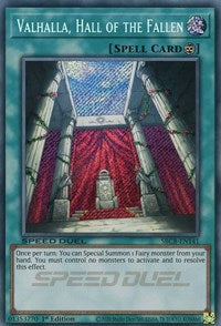 Valhalla, Hall of the Fallen (Secret) [SBCB-EN141] Secret Rare Yu-Gi-Oh!