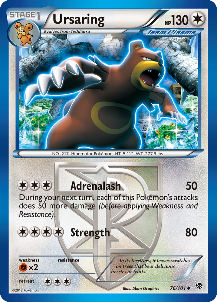 Ursaring (76/101) [Black & White: Plasma Blast] Pokémon
