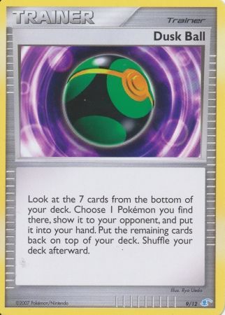 Dusk Ball (9/12) [Diamond & Pearl: Trainer Kit - Manaphy] Pokémon