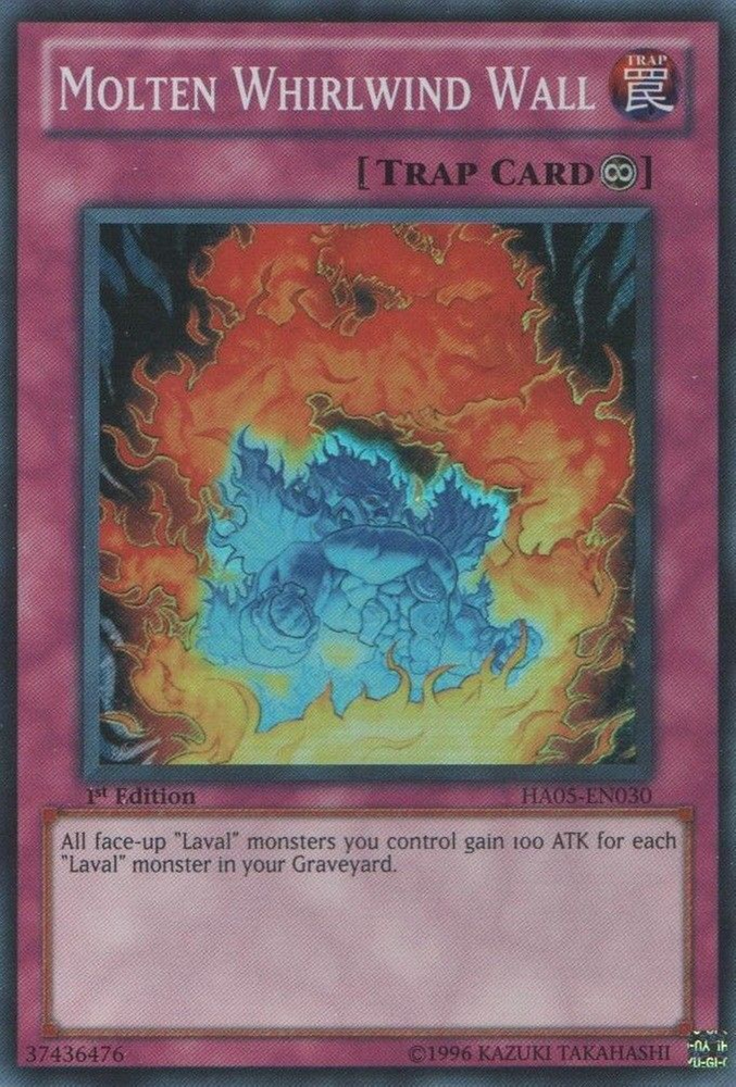 Molten Whirlwind Wall [HA05-EN030] Super Rare Yu-Gi-Oh!
