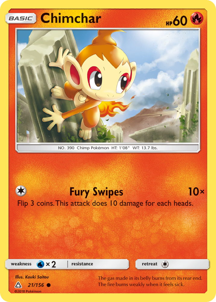 Chimchar (21/156) [Sun & Moon: Ultra Prism] Pokémon