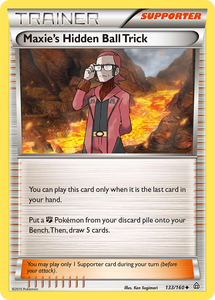 Maxie's Hidden Ball Trick (133/160) [XY: Primal Clash] Pokémon