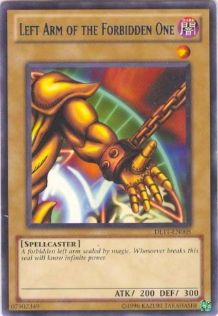 Left Arm of the Forbidden One (Blue) [DL11-EN005] Rare Yu-Gi-Oh!
