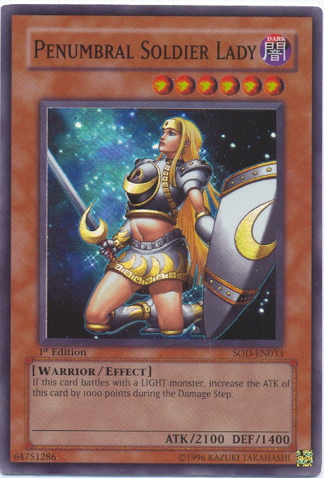 Penumbral Soldier Lady [SOD-EN033] Super Rare Yu-Gi-Oh!