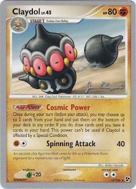 Claydol LV.45 (15/106) (Psychic Lock - Jason Klaczynski) [World Championships 2008] Pokémon