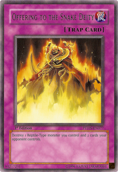 Offering to the Snake Deity [PTDN-EN077] Rare Yu-Gi-Oh!
