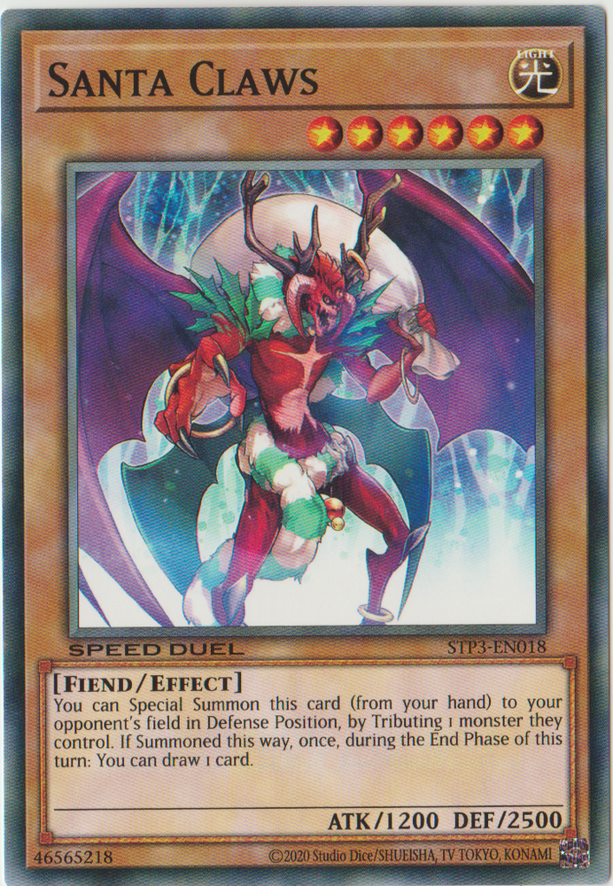Santa Claws [STP3-EN018] Common Yu-Gi-Oh!