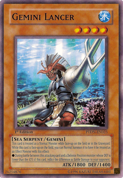 Gemini Lancer [PTDN-EN025] Common Yu-Gi-Oh!