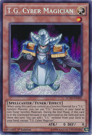 T.G. Cyber Magician [LC5D-EN205] Secret Rare Yu-Gi-Oh!