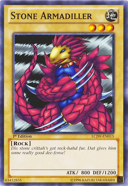Stone Armadiller [LCJW-EN015] Common Yu-Gi-Oh!