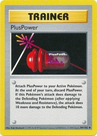 PlusPower (84/102) [Base Set Shadowless Unlimited] Pokémon