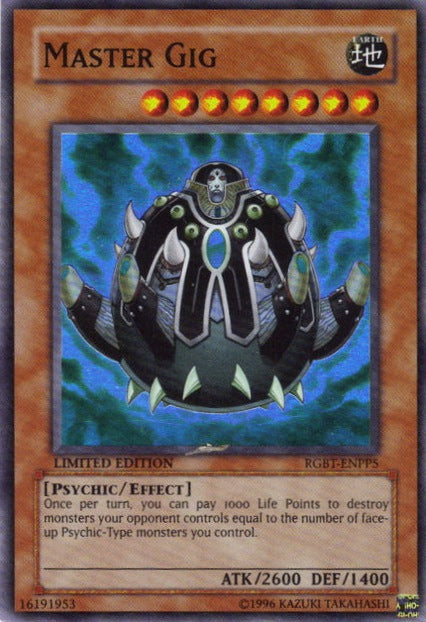Master Gig [RGBT-ENPP5] Super Rare Yu-Gi-Oh!