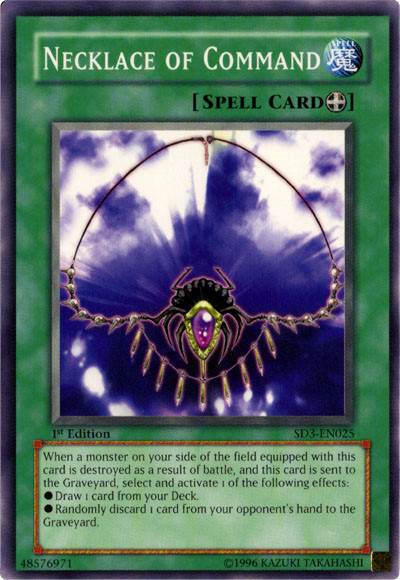 Necklace of Command [SD3-EN025] Common Yu-Gi-Oh!
