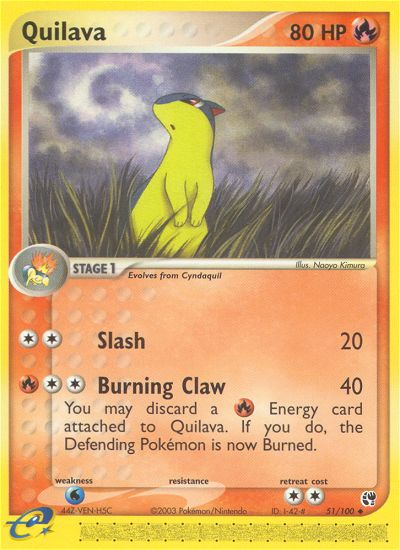 Quilava (51/100) [EX: Sandstorm] Pokémon