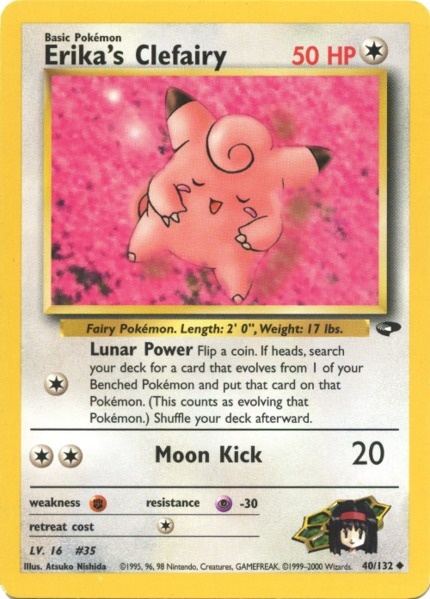 Erika's Clefairy (40/132) [Gym Challenge Unlimited] Pokémon