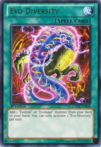 Evo-Diversity [GAOV-EN058] Rare Yu-Gi-Oh!