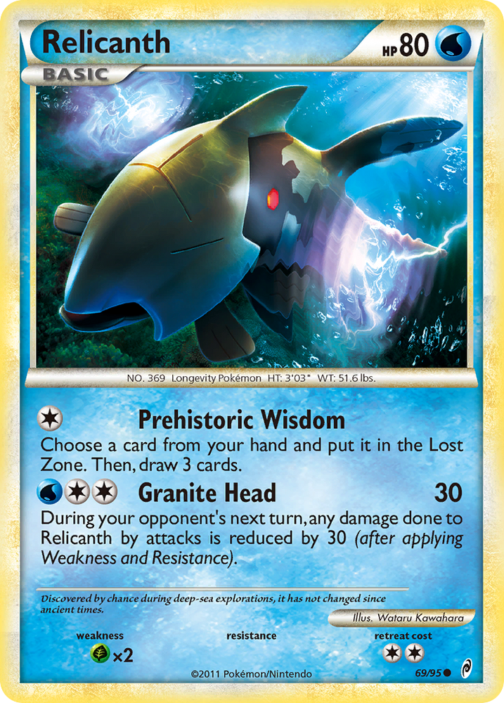 Relicanth (69/95) [HeartGold & SoulSilver: Call of Legends] Pokémon