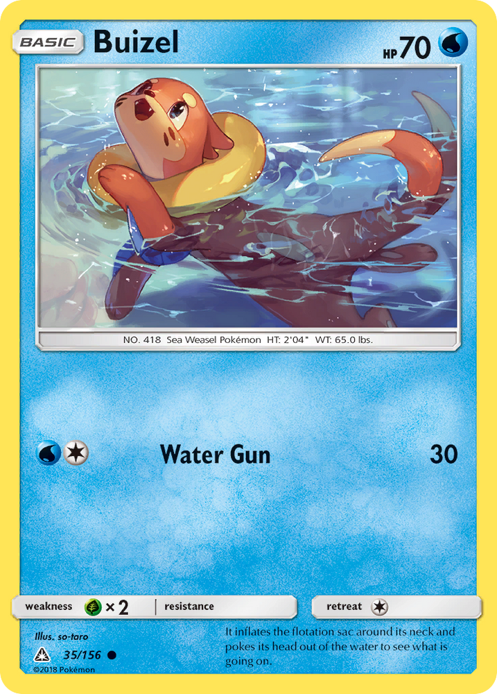 Buizel (35/156) [Sun & Moon: Ultra Prism] Pokémon