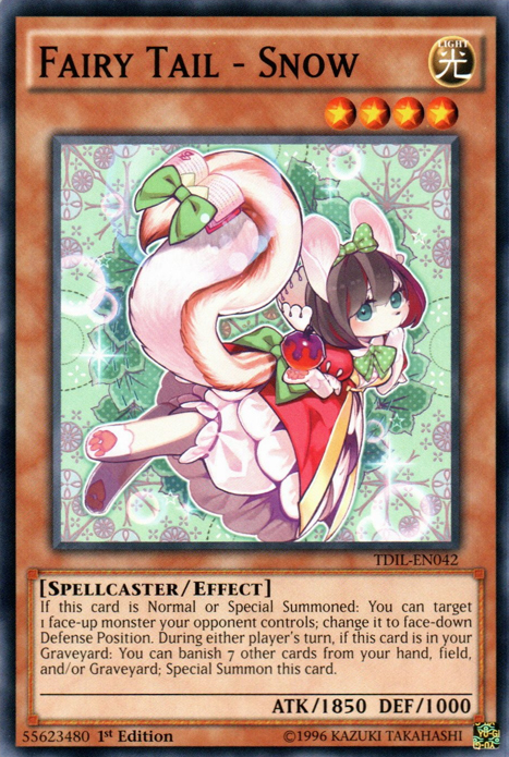 Fairy Tail - Snow [TDIL-EN042] Common Yu-Gi-Oh!