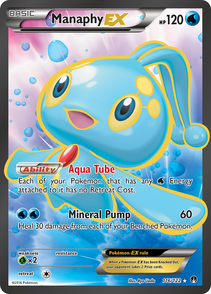 Manaphy EX (116/122) [XY: BREAKpoint] Pokémon