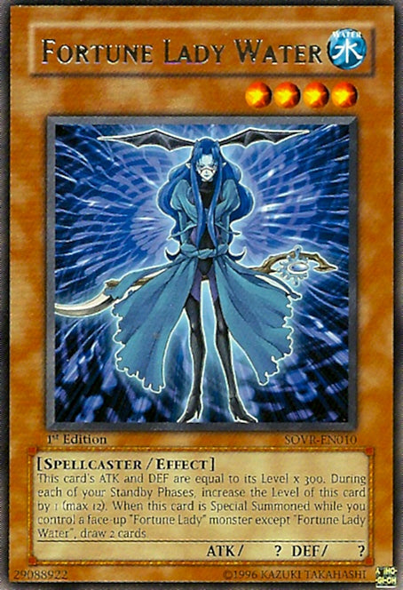 Fortune Lady Water [SOVR-EN010] Rare Yu-Gi-Oh!