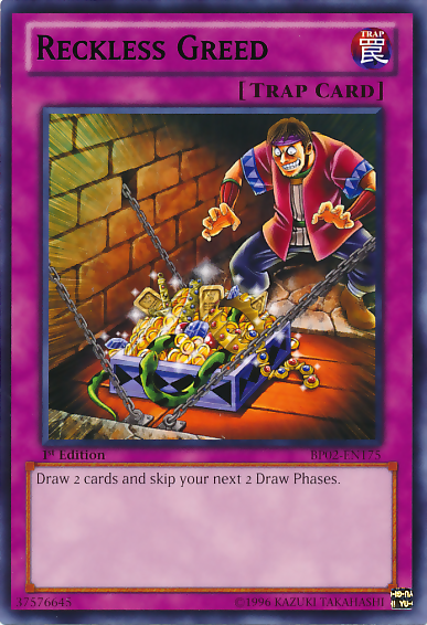 Reckless Greed [BP02-EN175] Mosaic Rare Yu-Gi-Oh!