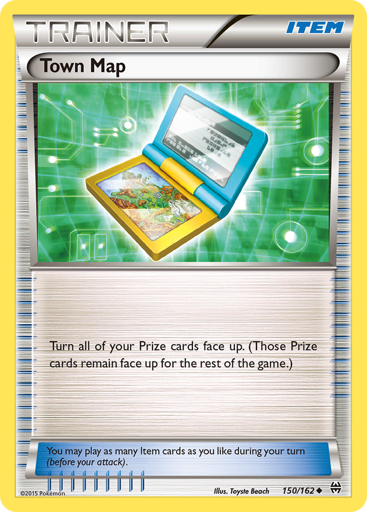 Town Map (150/162) [XY: BREAKthrough] Pokémon