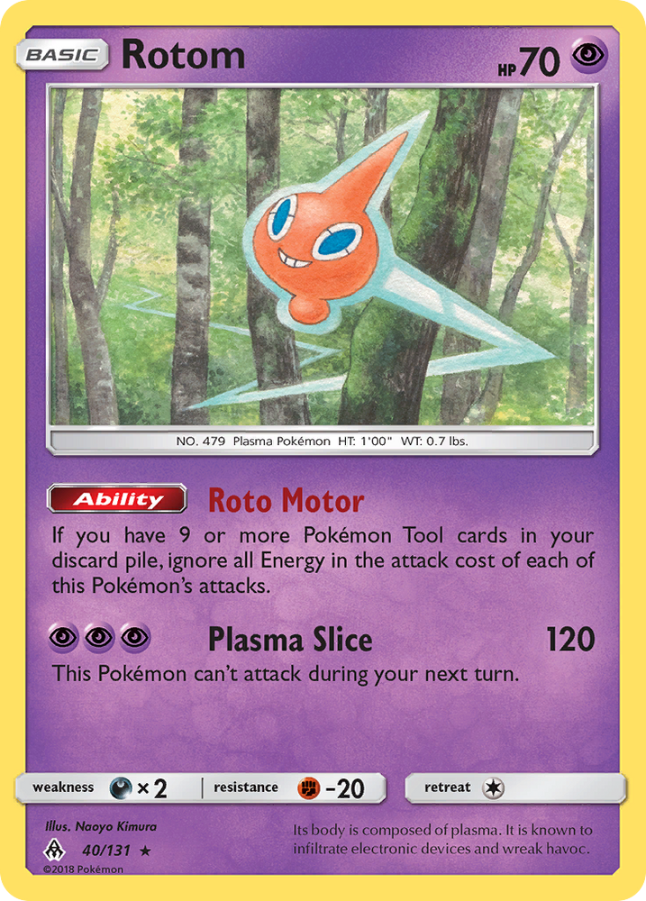 Rotom (40/131) [Sun & Moon: Forbidden Light] Pokémon