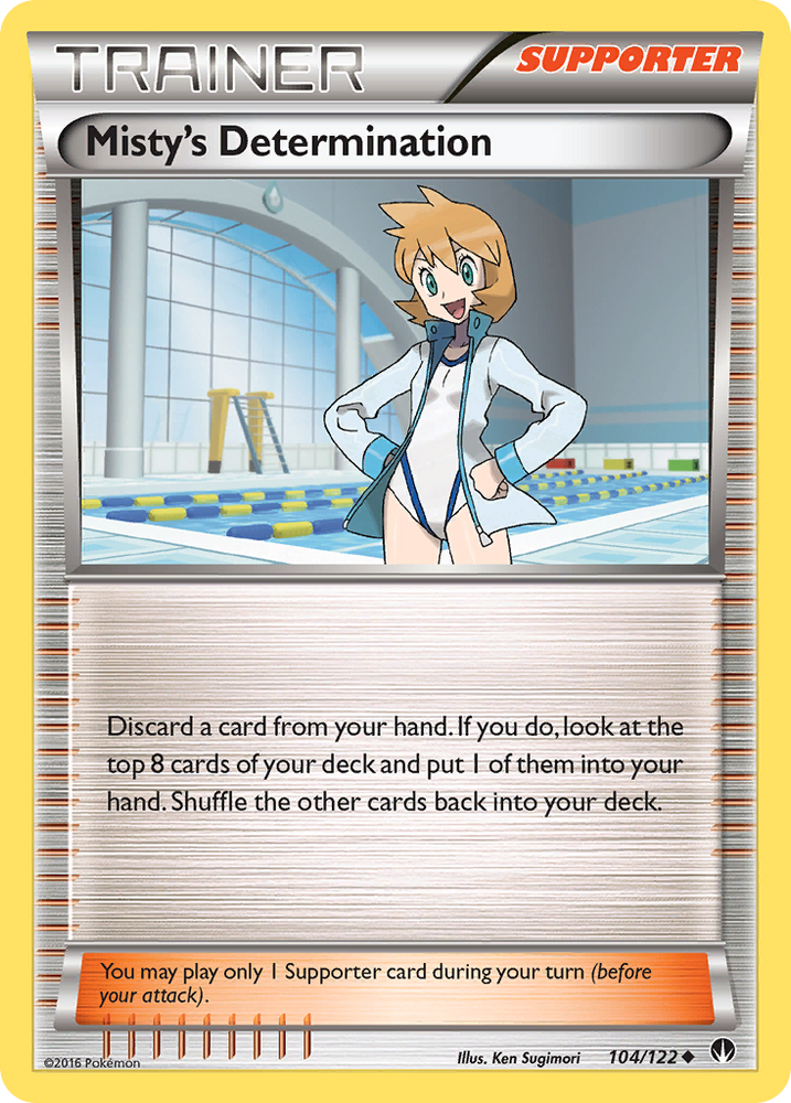 Misty's Determination (104/122) [XY: BREAKpoint] Pokémon
