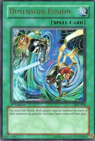Dimension Fusion [IOC-094] Ultra Rare Yu-Gi-Oh!