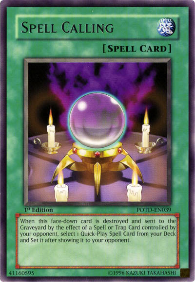 Spell Calling [POTD-EN039] Rare Yu-Gi-Oh!