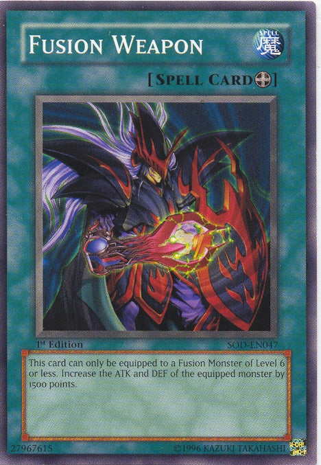 Fusion Weapon [SOD-EN047] Common Yu-Gi-Oh!