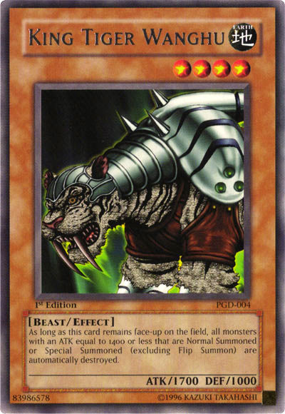 King Tiger Wanghu [PGD-004] Rare Yu-Gi-Oh!