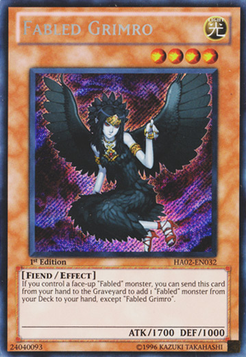 Fabled Grimro [HA02-EN032] Secret Rare Yu-Gi-Oh!