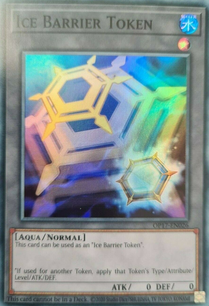 Ice Barrier Token [OP17-EN026] Super Rare Yu-Gi-Oh!
