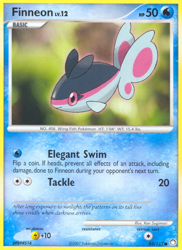 Finneon (83/123) [Diamond & Pearl: Mysterious Treasures] Pokémon