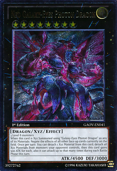Neo Galaxy-Eyes Photon Dragon [GAOV-EN041] Ultimate Rare Yu-Gi-Oh!