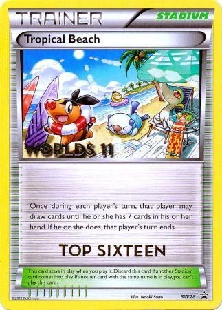 Tropical Beach (BW28) (Top 16) [Black & White: Black Star Promos] Pokémon
