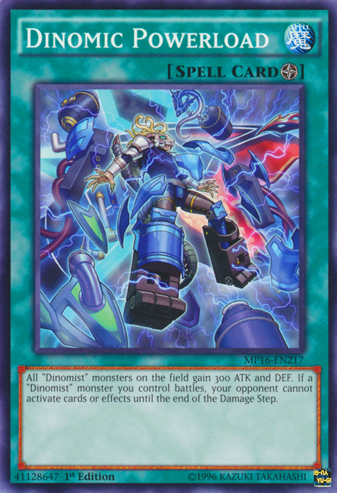 Dinomic Powerload [MP16-EN217] Common Yu-Gi-Oh!