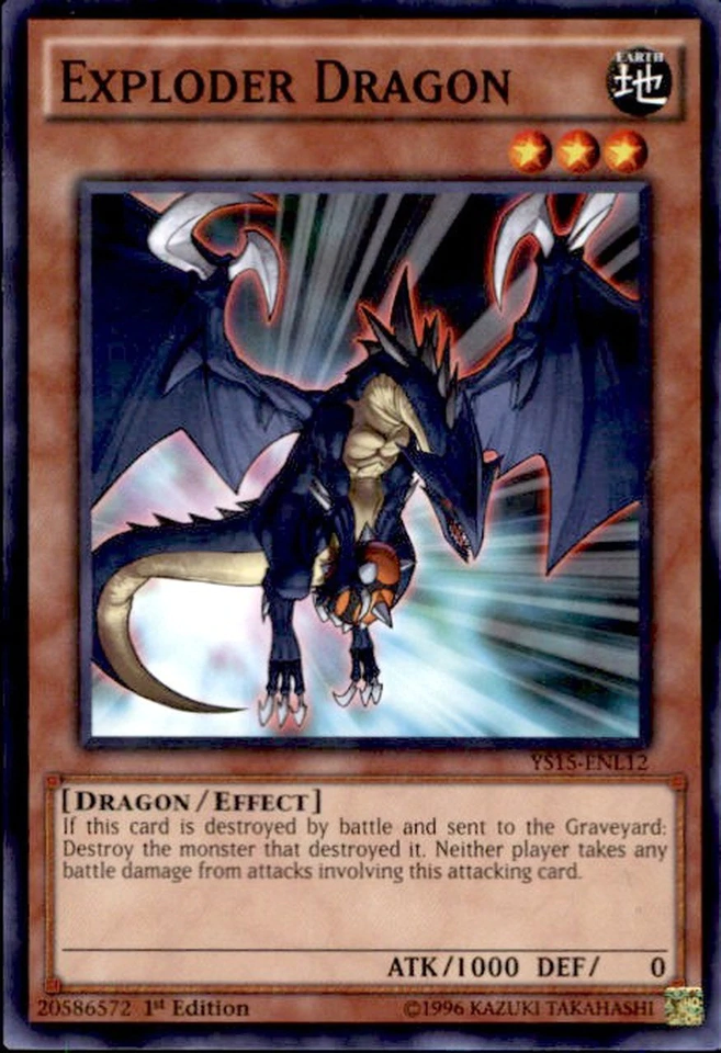 Exploder Dragon [YS15-ENL12] Shatterfoil Rare Yu-Gi-Oh!