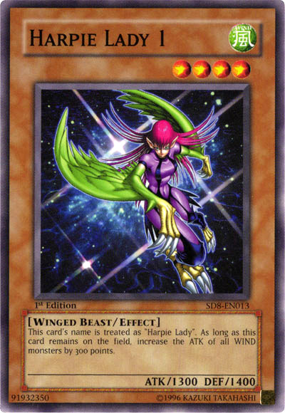 Harpie Lady 1 [SD8-EN013] Common Yu-Gi-Oh!