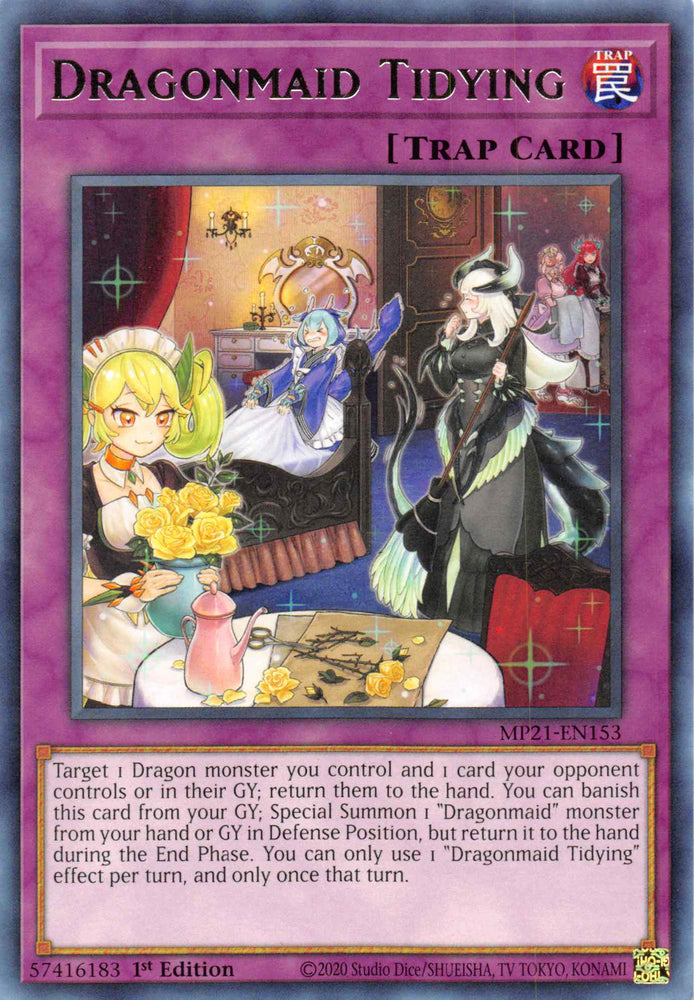 Dragonmaid Tidying [MP21-EN153] Rare Yu-Gi-Oh!