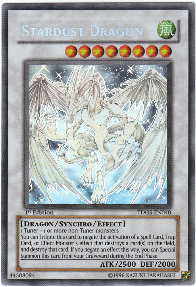 Stardust Dragon (Ghost) [TDGS-EN040] Ghost Rare Yu-Gi-Oh!
