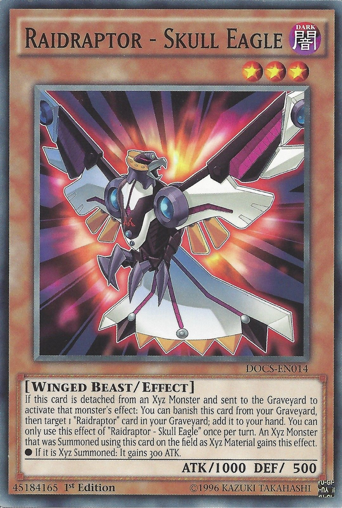 Raidraptor - Skull Eagle [DOCS-EN014] Common Yu-Gi-Oh!