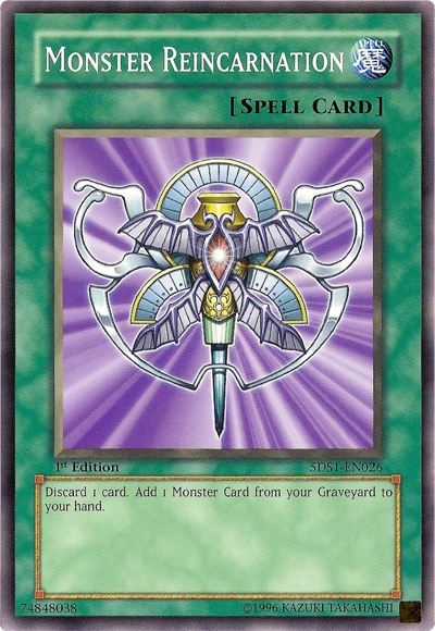 Monster Reincarnation [5DS1-EN026] Common Yu-Gi-Oh!