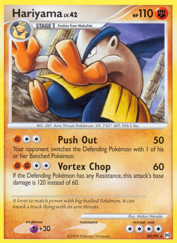 Hariyama (20/99) [Platinum: Arceus] Pokémon