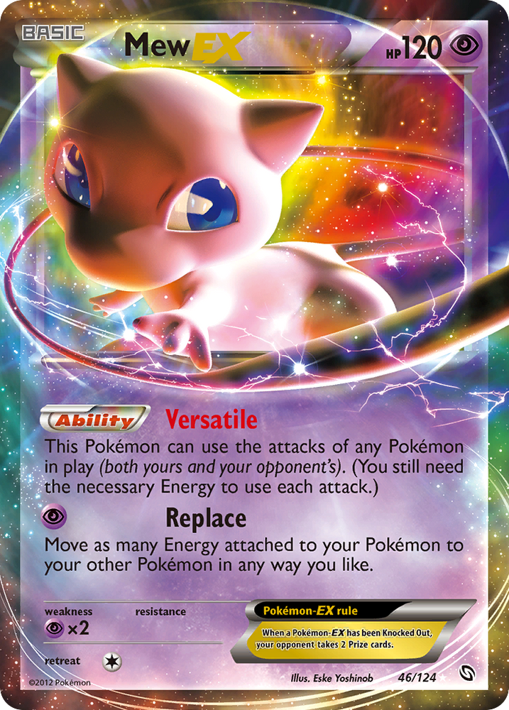 Mew EX (46/124) [Black & White: Dragons Exalted] Pokémon