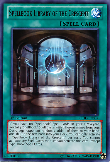 Spellbook Library of the Crescent [REDU-EN087] Rare Yu-Gi-Oh!