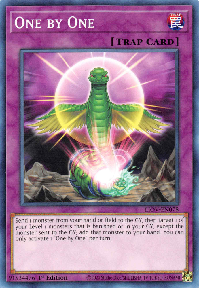 One by One [LIOV-EN078] Common Yu-Gi-Oh!