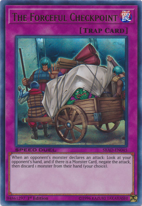 The Forceful Checkpoint [SBAD-EN045] Ultra Rare Yu-Gi-Oh!